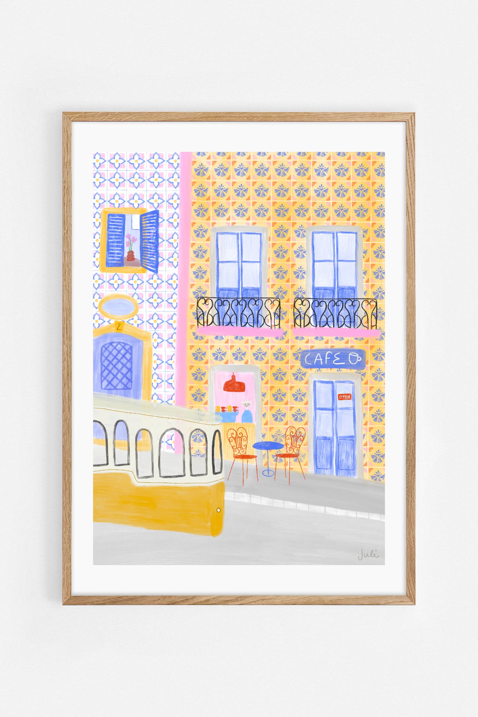 Lisboa Art Print | Julieta Fama x decollective