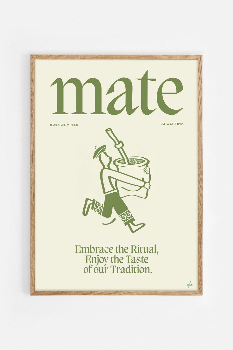 Mate — Illustration art print by Agustina Buerba | Buy wall art online | Decollective