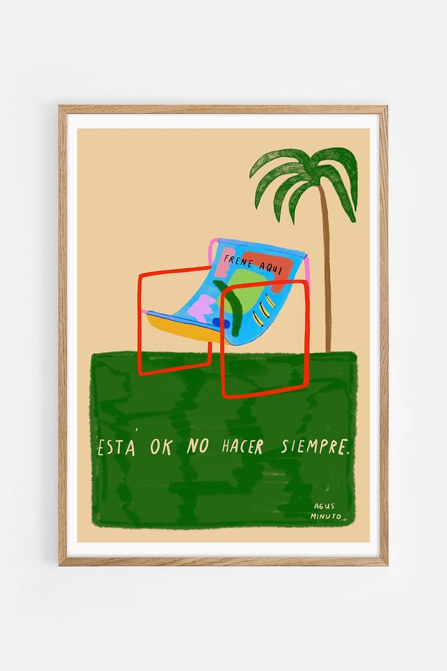 No hacer — Illustration art print by Agus Minuto | Buy wall art online | Decollective