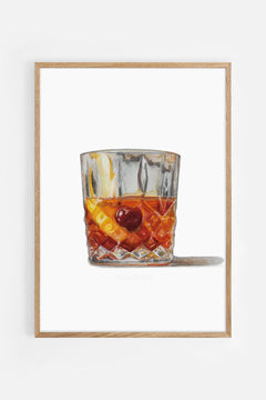 Old fashioned — Illustration art print by Alison Martin | Buy wall art online | Decollective