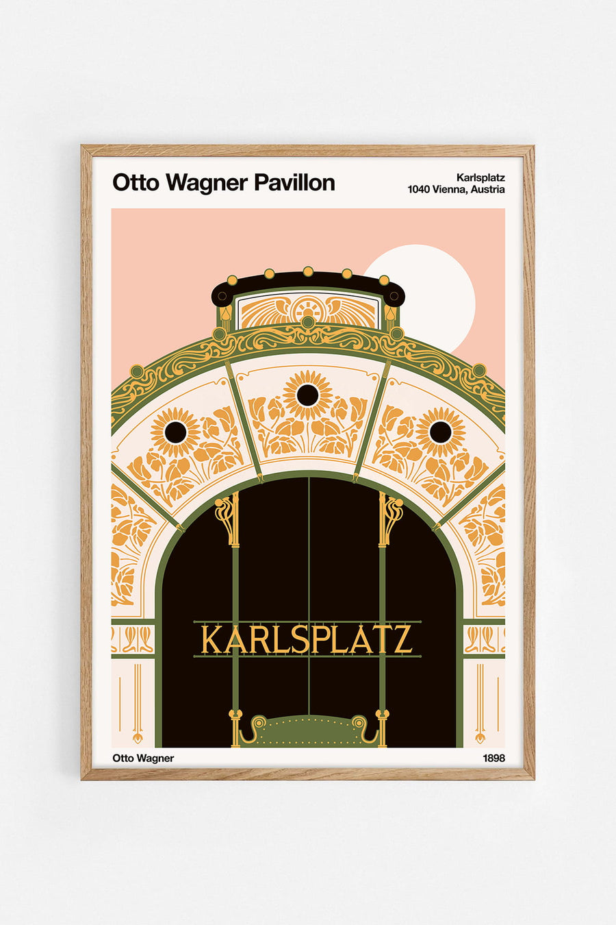 Karlsplatz — Illustration art print by Florent Bodart | Buy wall art online | Decollective