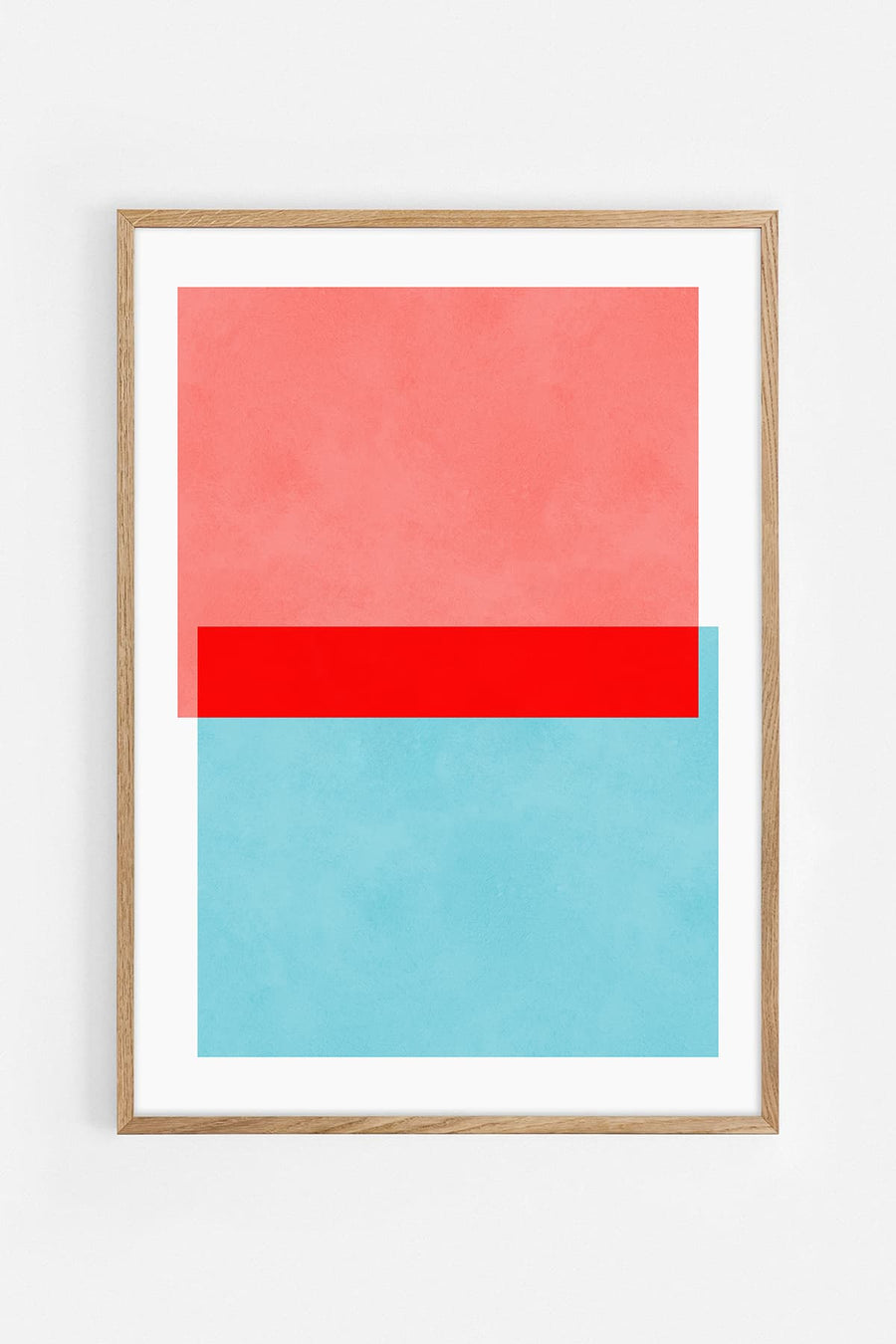 Overlapping colors I — Abstract art print by Vitor Costa | Buy wall art online | Decollective