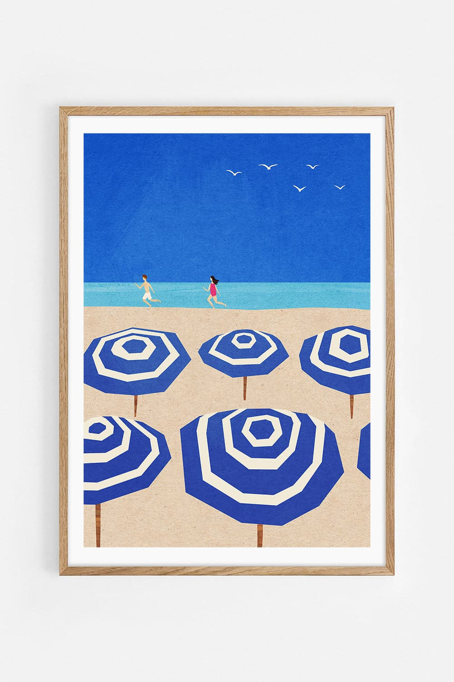 Parasols — Illustration art print by Henry Rivers | Buy wall art online | Decollective