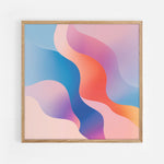 Pastel waves I Art Print | Nuria Crosas x decollective