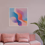 Pastel waves I Art Print | Nuria Crosas x decollective