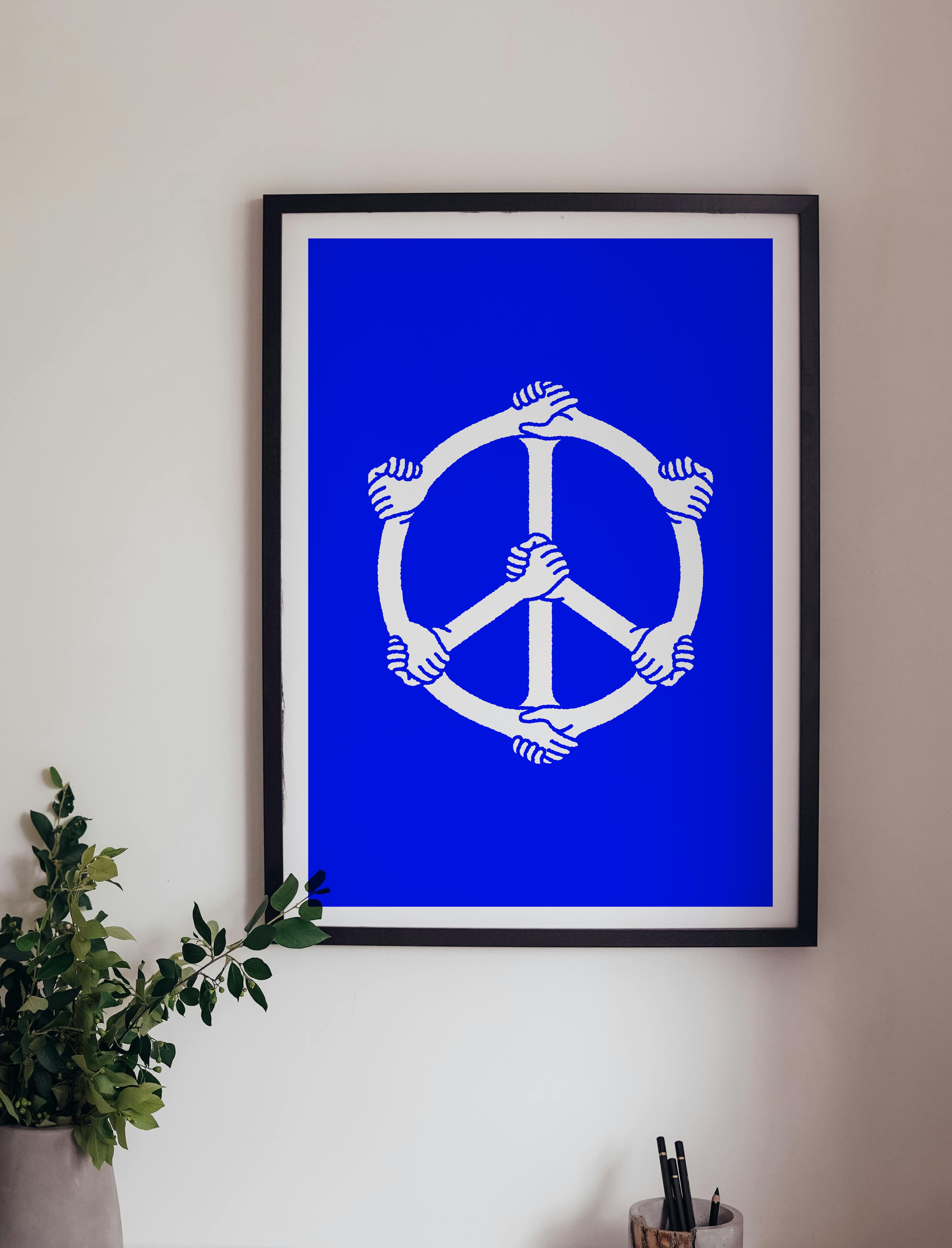 Peace Art Print | Egg Doodle x decollective