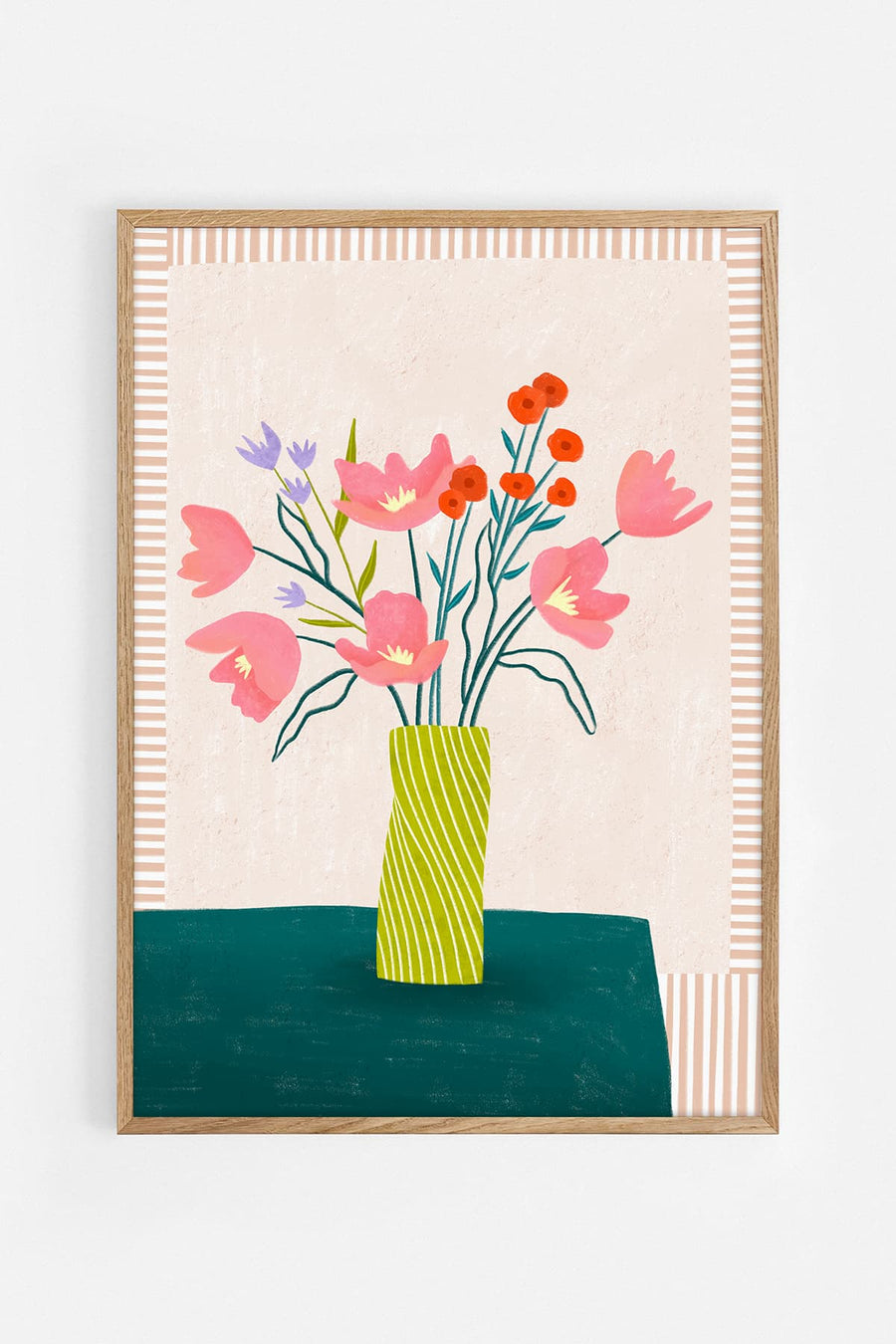 Summer flowers — Illustration art print by Bea Müller | Buy wall art online | Decollective