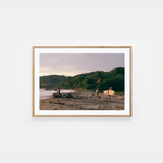 Surf sunset Art Print | Helena Vereycken x decollective