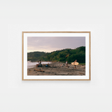 Surf sunset Art Print | Helena Vereycken x decollective