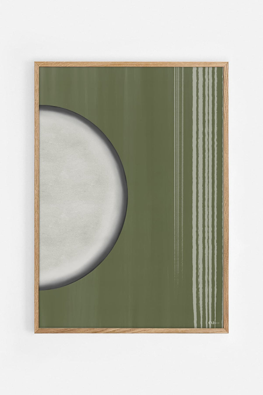 Talking to the Moon II — Illustration art print by Clara Mallea | Buy wall art online | Decollective