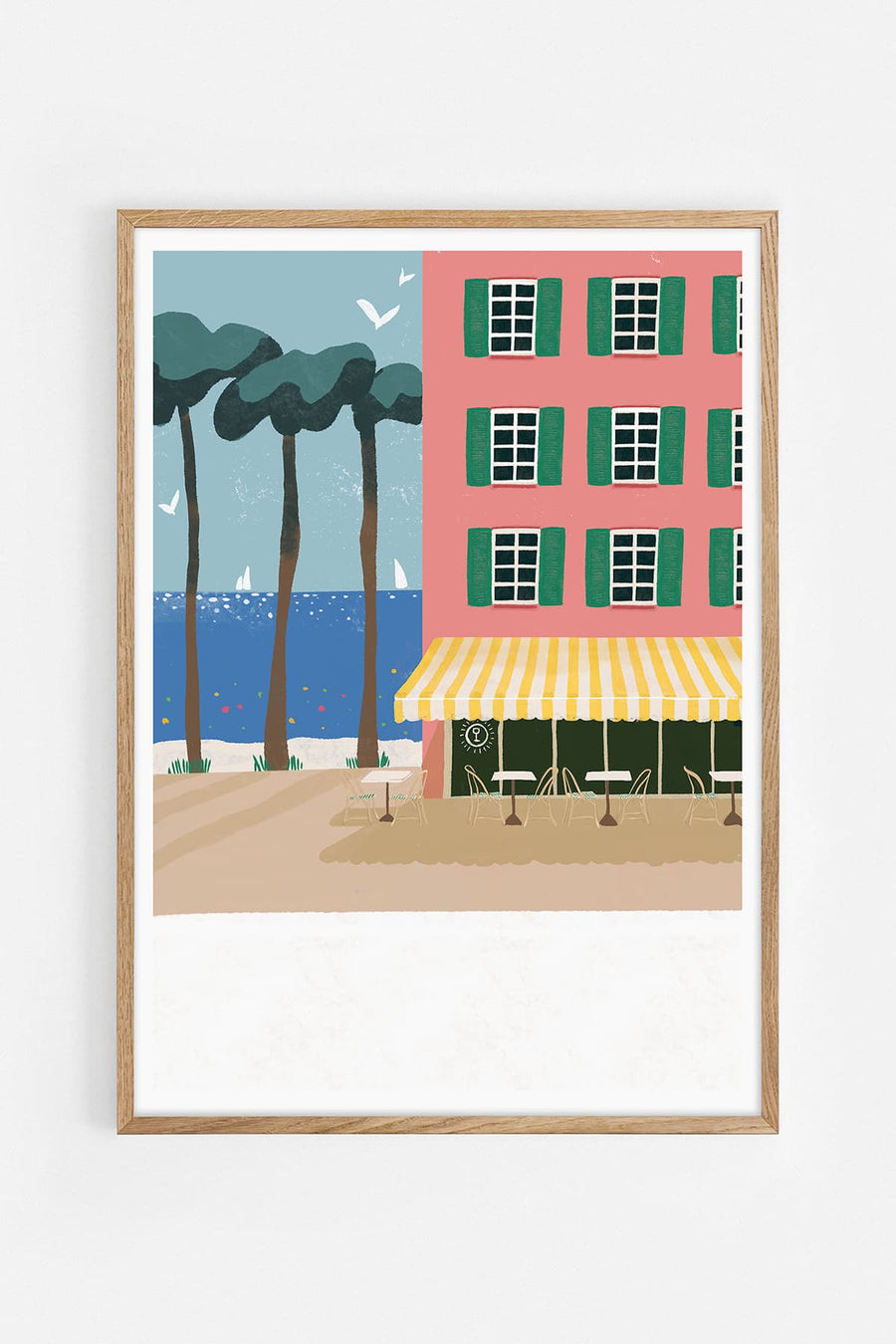Terraza Mar — Illustration art print by Cécile Nuevo | Buy wall art online | Decollective