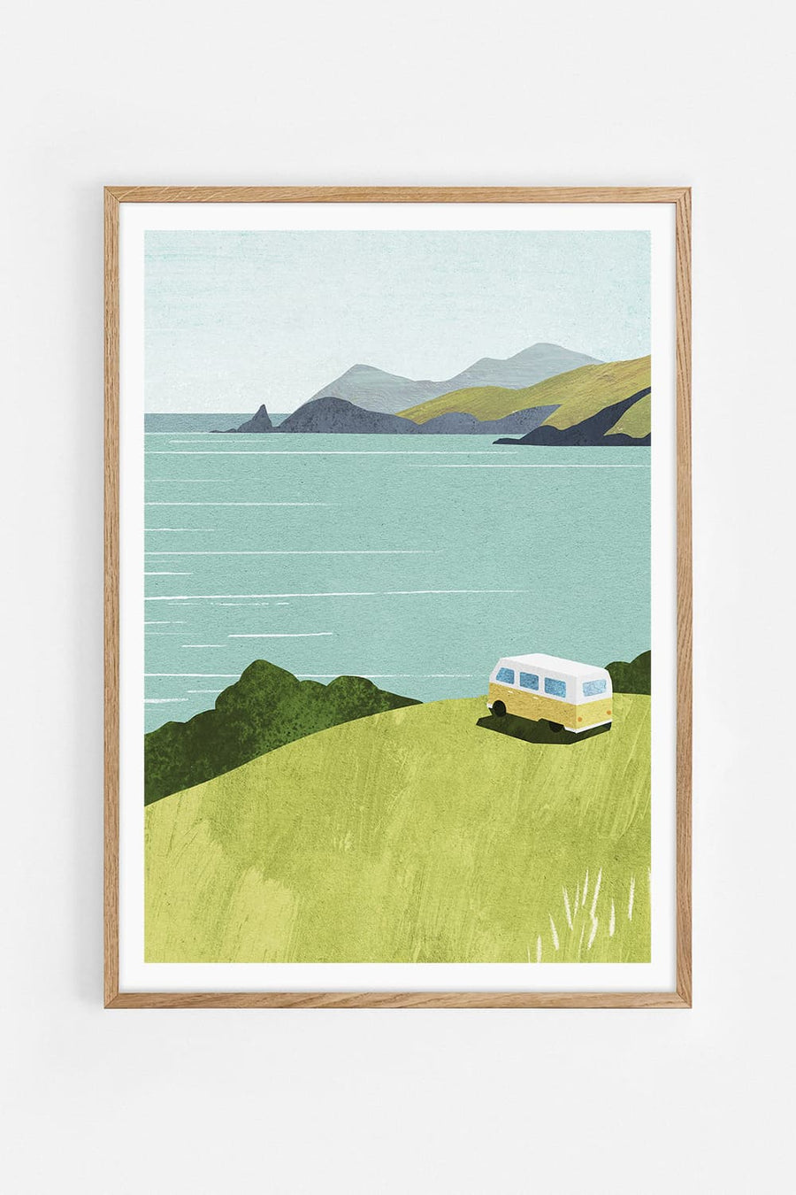 Van life I — Illustration art print by Henry Rivers | Buy wall art online | Decollective