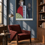 Abstract Composer and Piano by Alexander Trifonov — framed art in interior setting 2