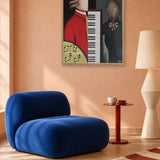 Abstract Composer and Piano by Alexander Trifonov — framed art in interior setting 4