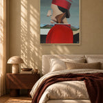 Abstract Red Profile by Alexander Trifonov — framed art in interior setting 2