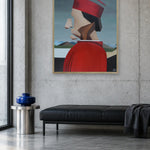 Abstract Red Profile by Alexander Trifonov — framed art in interior setting 4