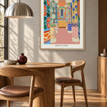 Barcelona by Agus Minuto — framed art in interior setting 1