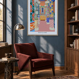 Barcelona by Agus Minuto — framed art in interior setting 2