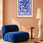 Blue Bloom by Eden Kalif — framed art in interior setting 2