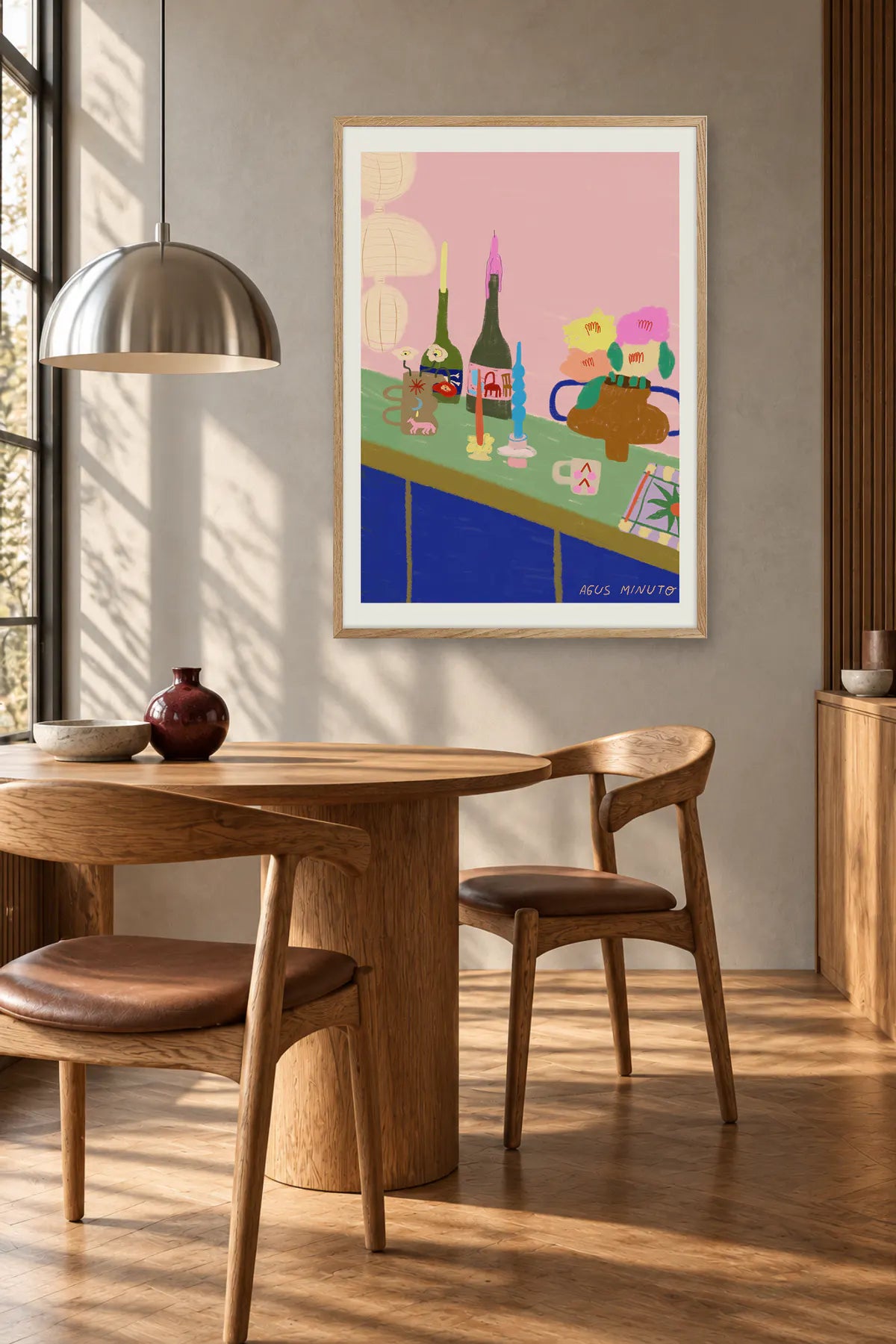 Comoda by Agus Minuto — framed art in interior setting 1