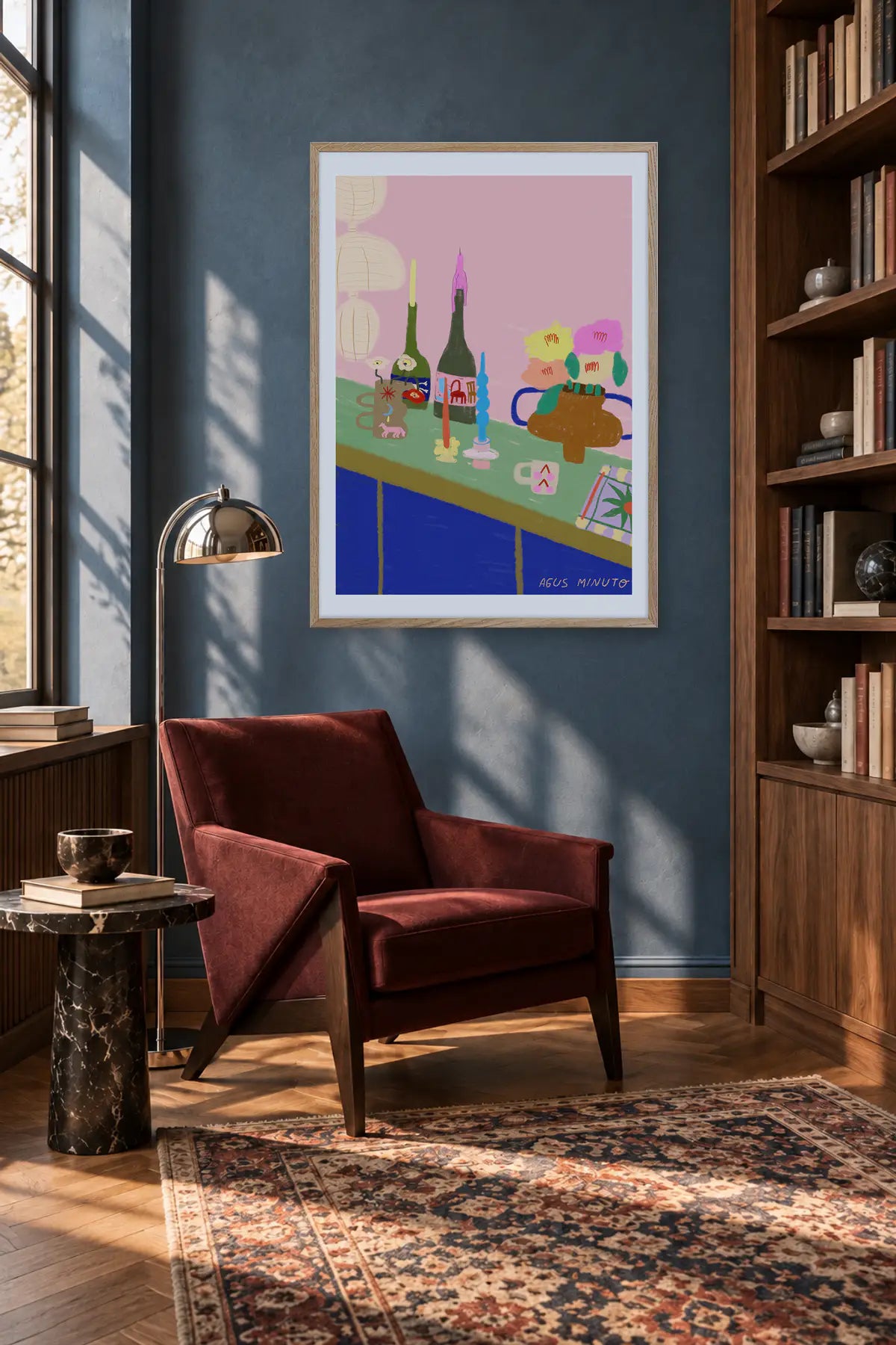 Comoda by Agus Minuto — framed art in interior setting 2