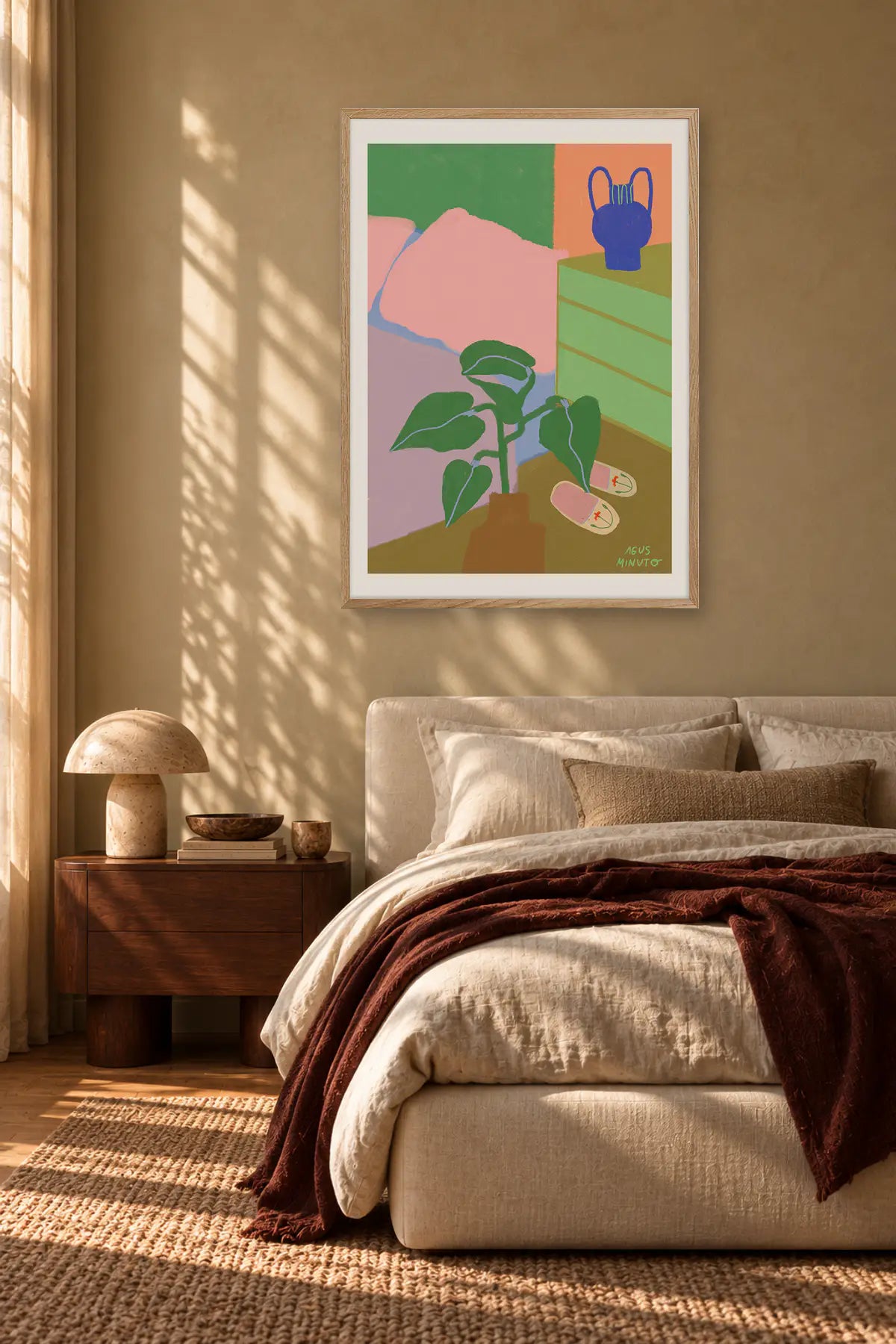 Cuarto by Agus Minuto — framed art in interior setting 1
