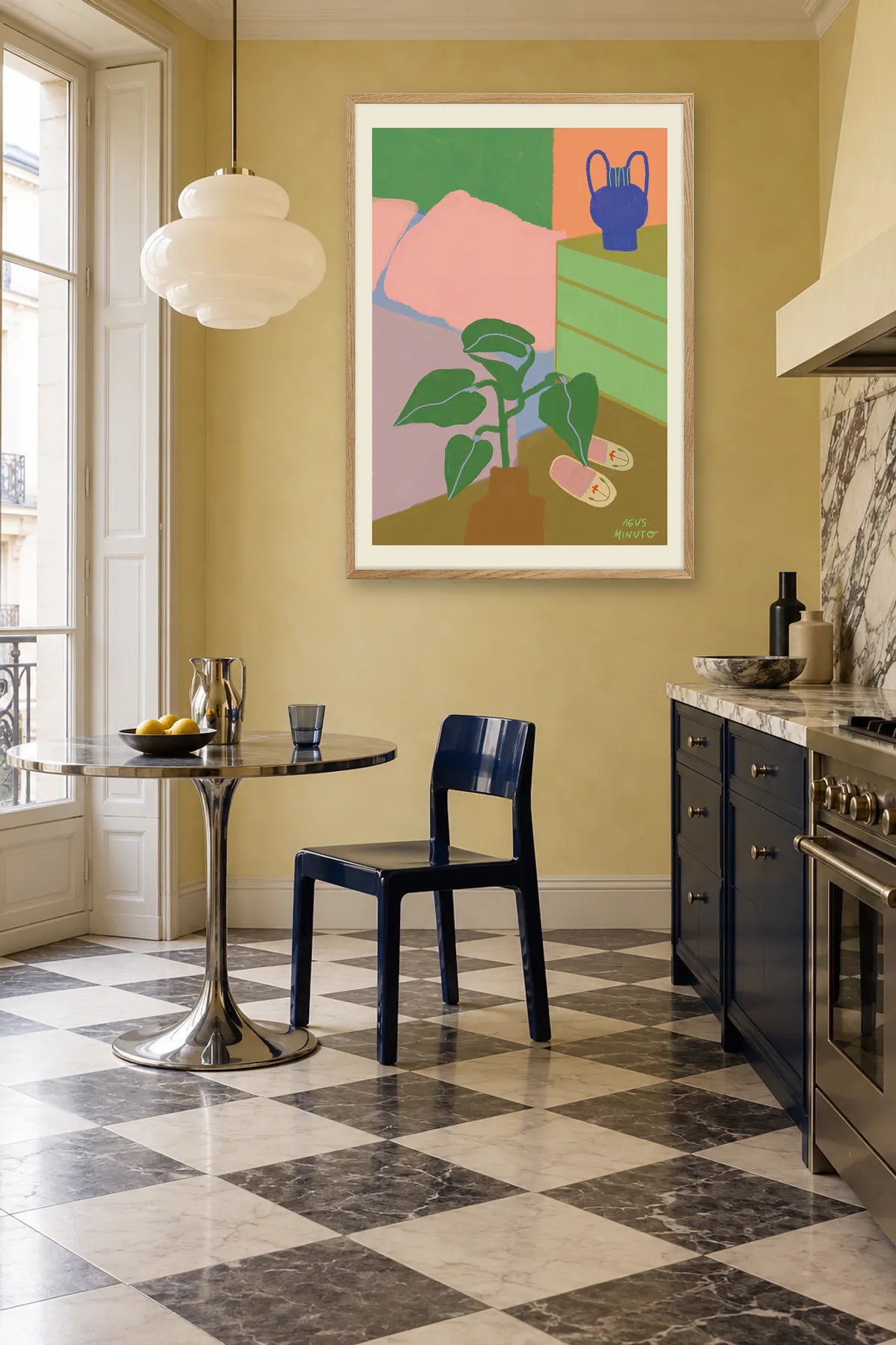 Cuarto by Agus Minuto — framed art in interior setting 2