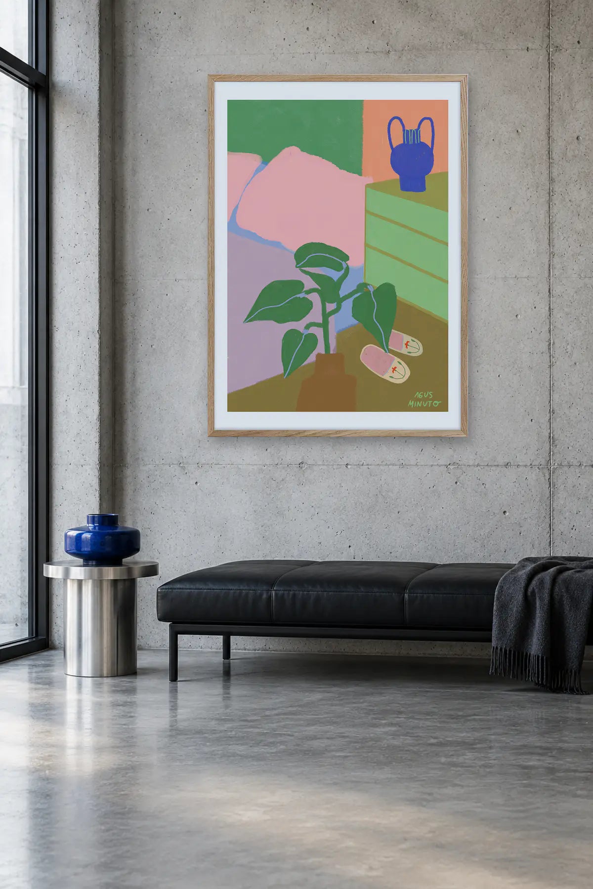 Cuarto by Agus Minuto — framed art in interior setting 3