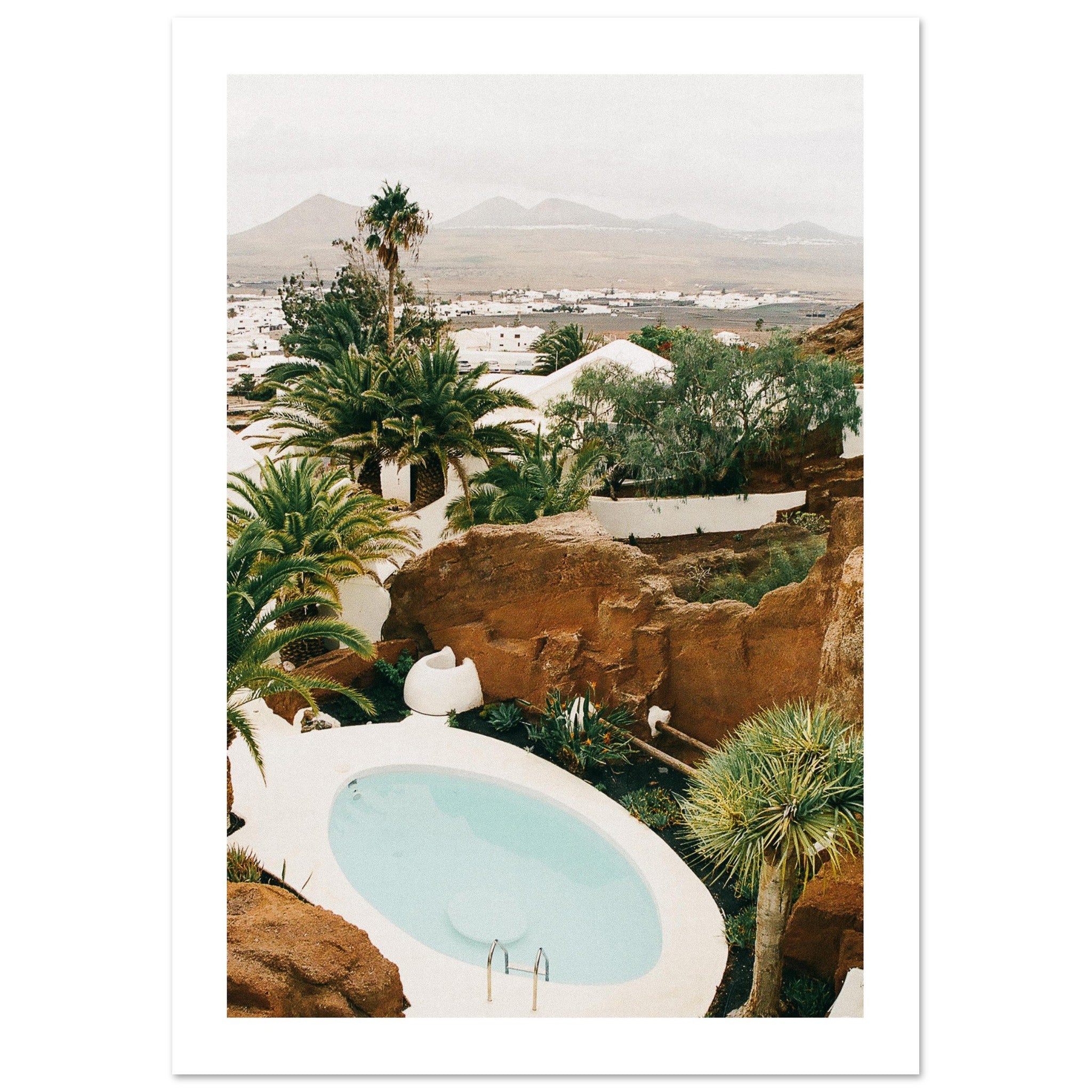 Lanzarote pool Art Print | Helena Vereycken x decollective