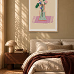 Flor I by Agus Minuto — framed art in interior setting 4