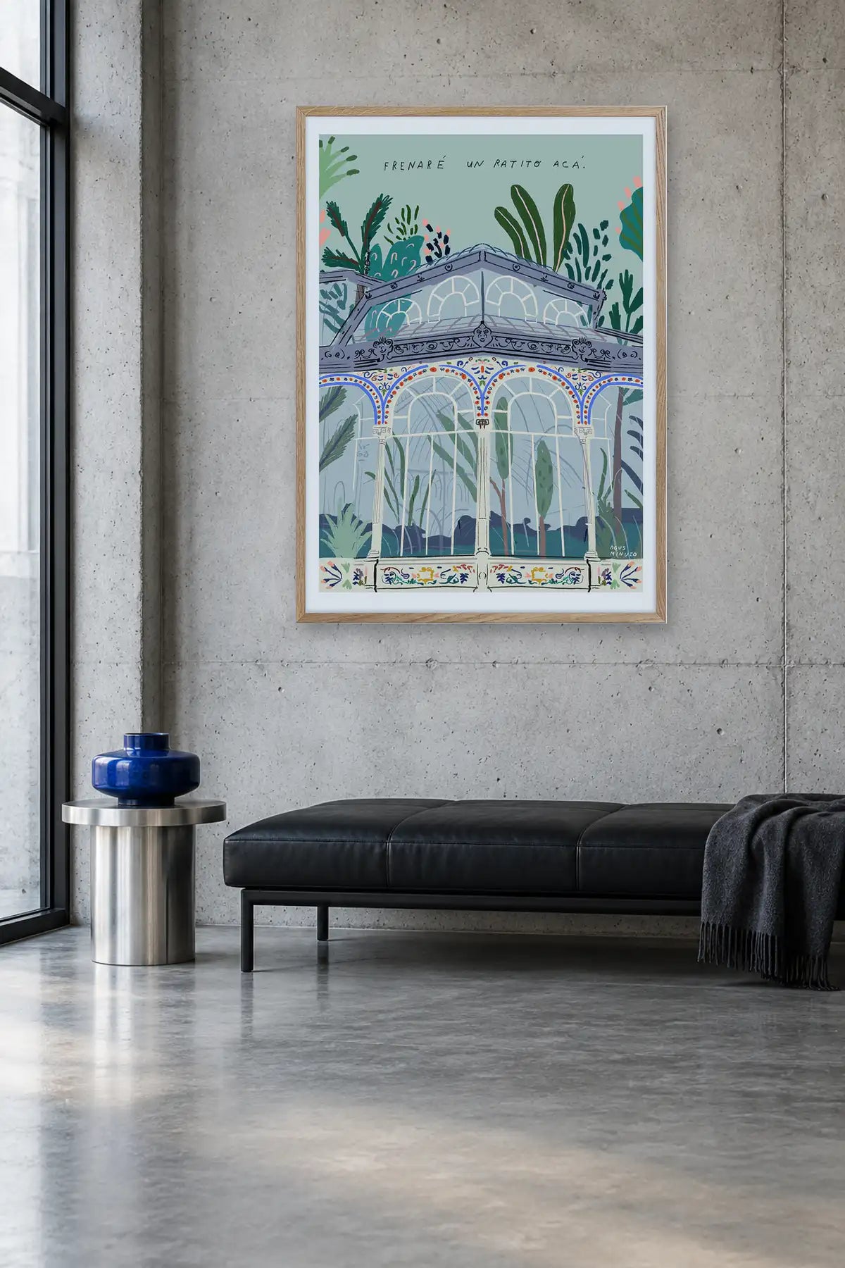 Madrid by Agus Minuto — framed art in interior setting 2