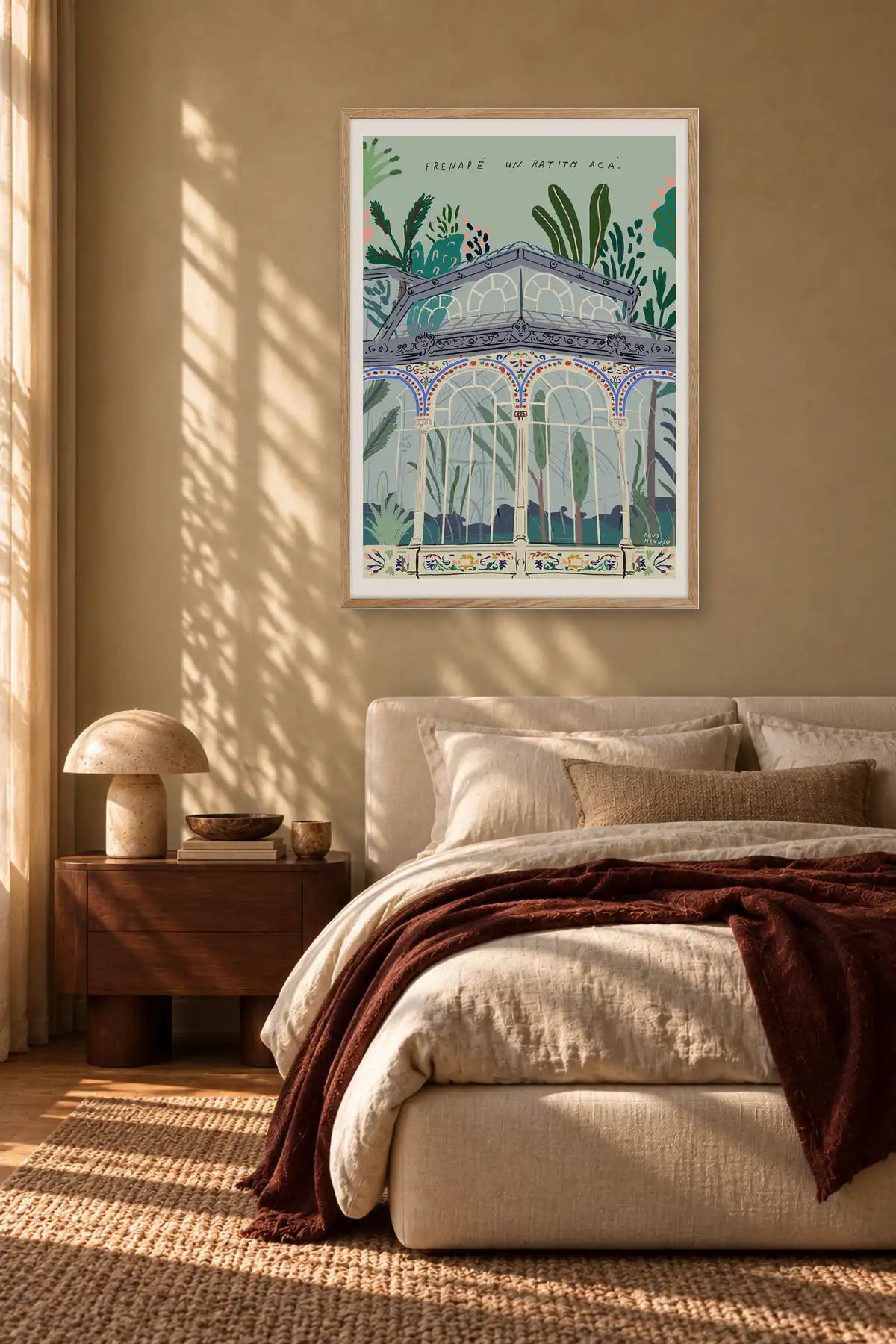 Madrid by Agus Minuto — framed art in interior setting 4