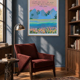 Montaña by Agus Minuto — framed art in interior setting 2