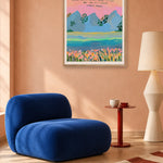 Montaña by Agus Minuto — framed art in interior setting 4