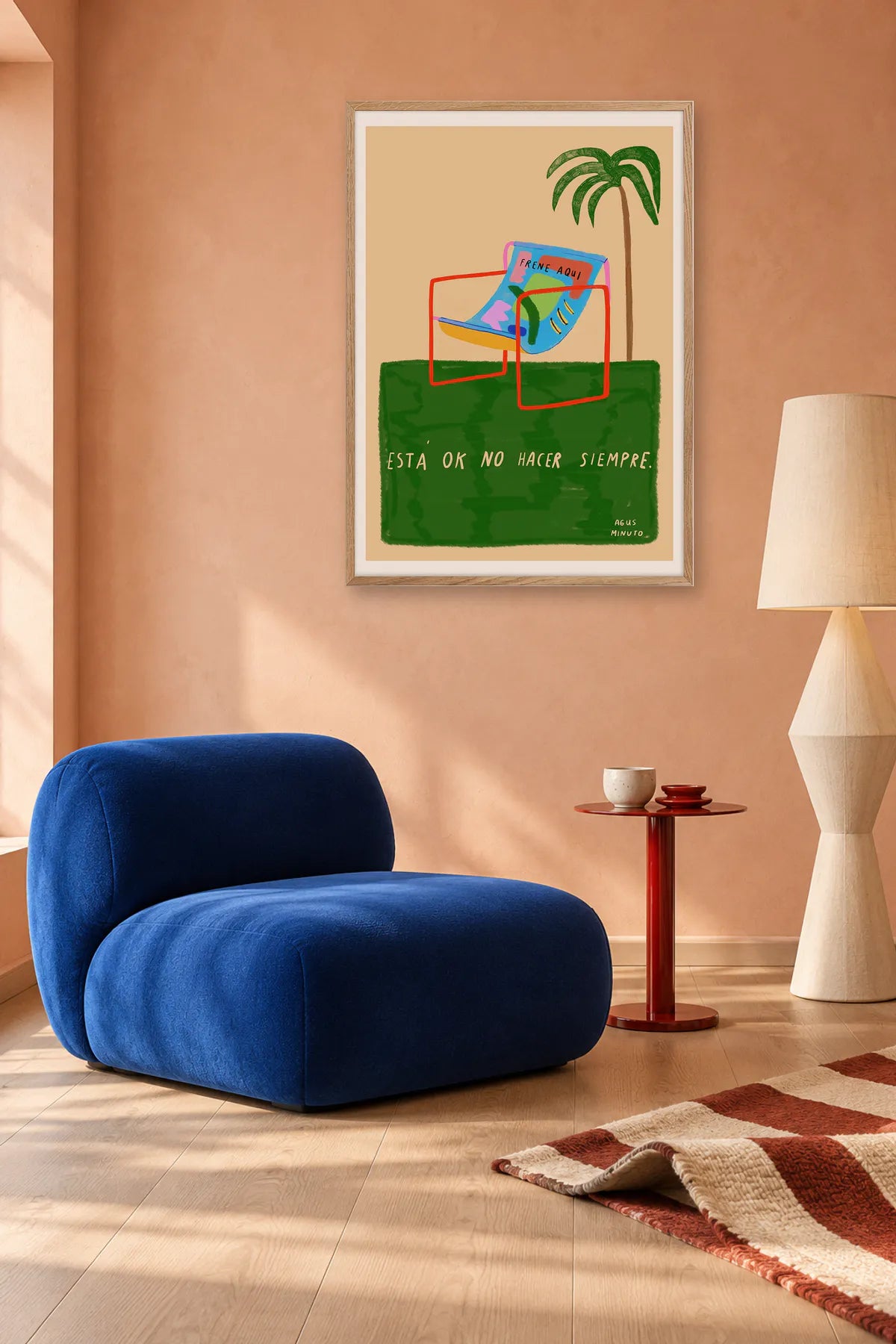 No hacer by Agus Minuto — framed art in interior setting 3