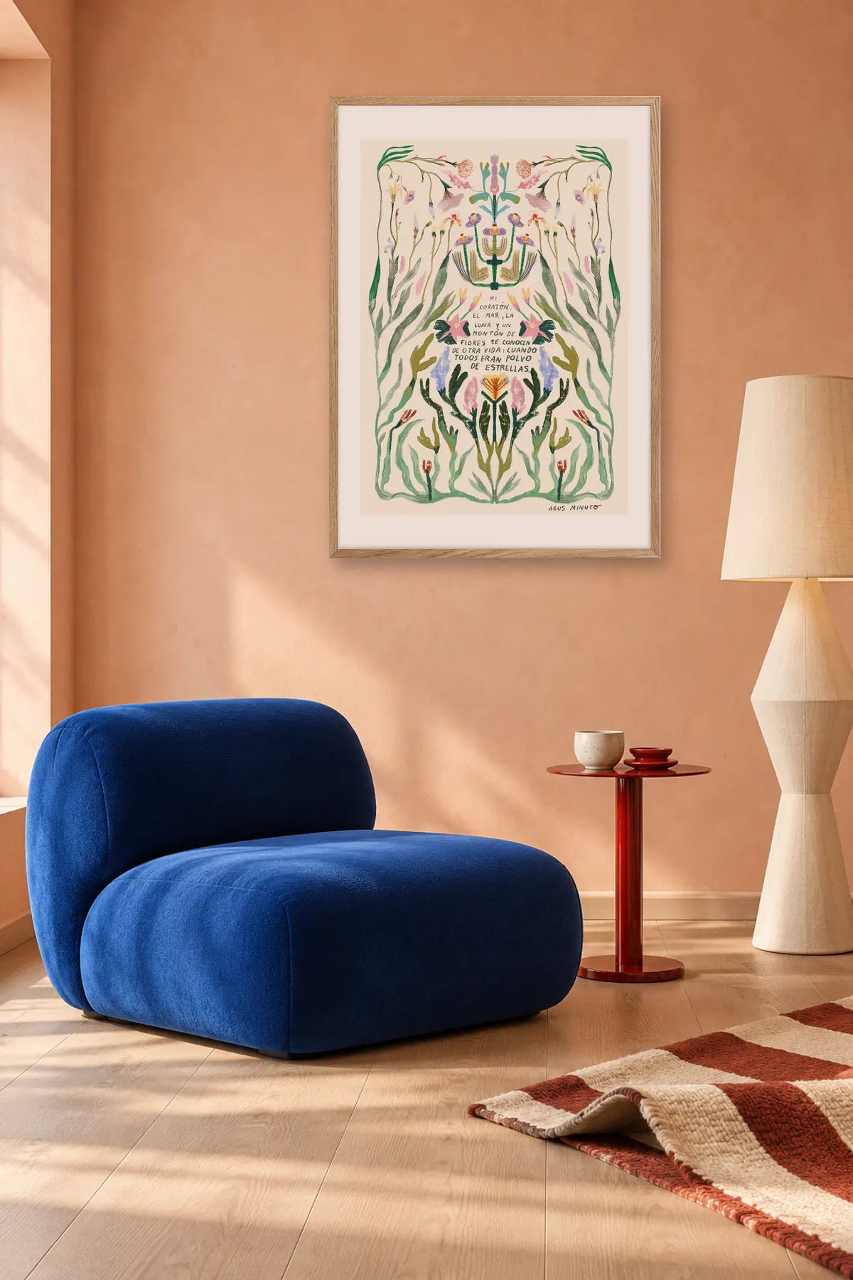Polvo de estrellas by Agus Minuto — framed art in interior setting 2
