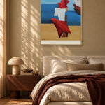 Red Hat By The Sea by Alexander Trifonov — framed art in interior setting 1