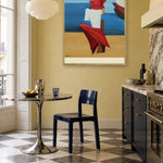 Red Hat By The Sea by Alexander Trifonov — framed art in interior setting 2