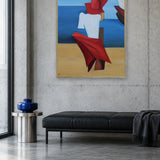 Red Hat By The Sea by Alexander Trifonov — framed art in interior setting 3