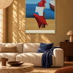 Red Hat By The Sea by Alexander Trifonov — framed art in interior setting 4