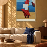 Red Hat By The Sea by Alexander Trifonov — framed art in interior setting 4