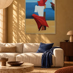 Red Hat By The Sea by Alexander Trifonov — framed art in interior setting 4