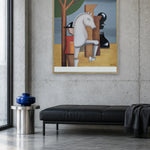 Strategic Chess Knight by Alexander Trifonov — framed art in interior setting 2