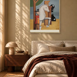 Strategic Chess Knight by Alexander Trifonov — framed art in interior setting 4