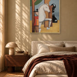 Strategic Chess Knight by Alexander Trifonov — framed art in interior setting 4