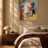 Strategic Chess Knight by Alexander Trifonov — framed art in interior setting 4