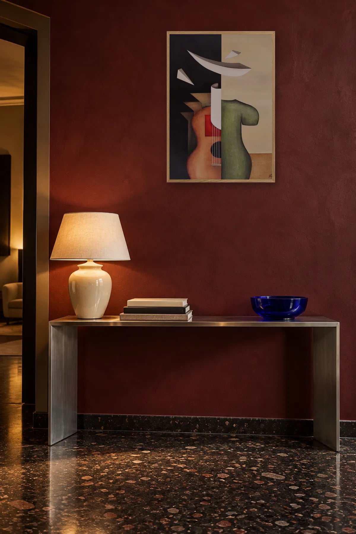 Surreal Music Form by Alexander Trifonov — framed art in interior setting 2