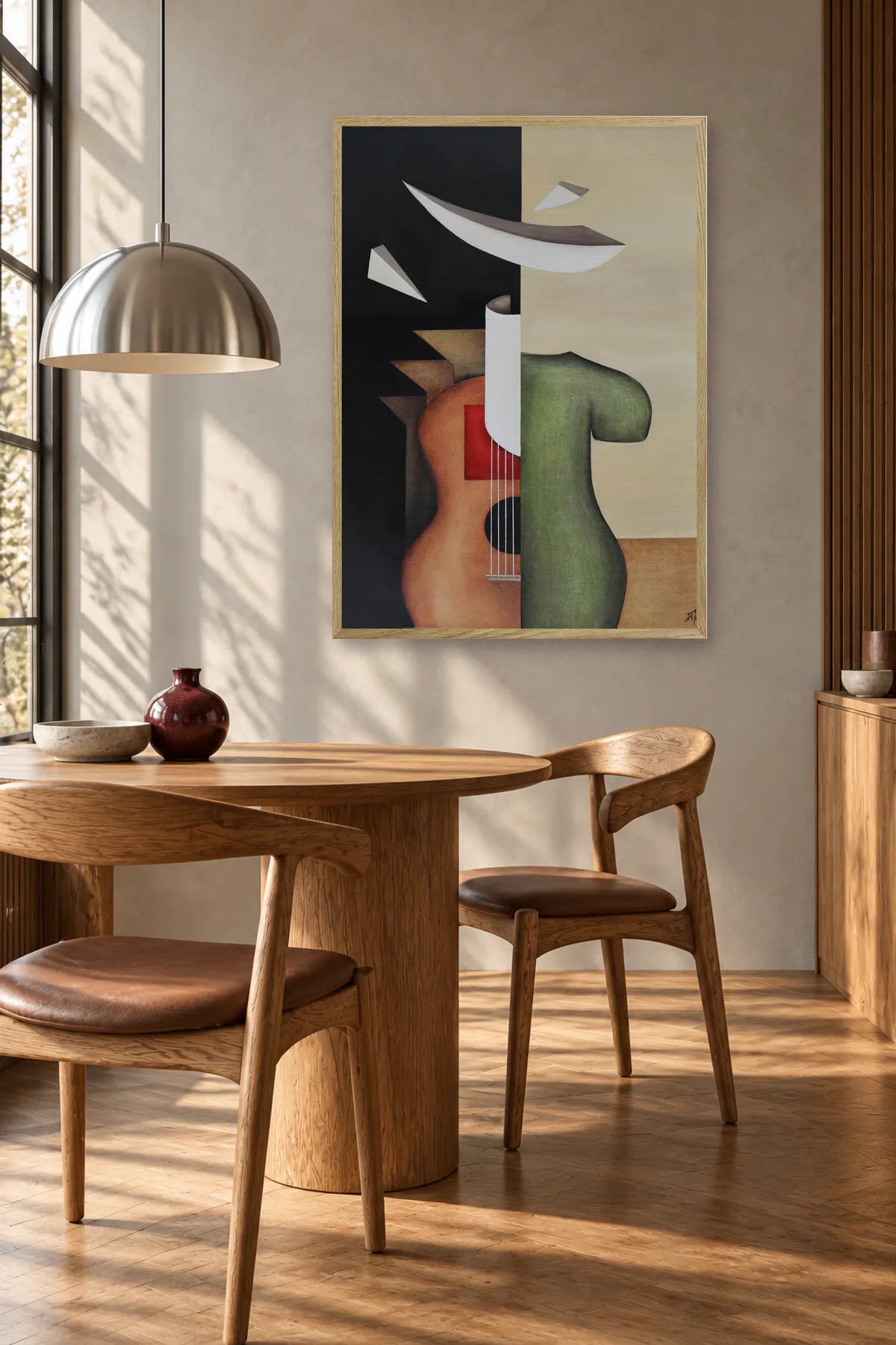 Surreal Music Form by Alexander Trifonov — framed art in interior setting 4