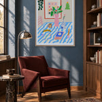Yoga by Agus Minuto — framed art in interior setting 2