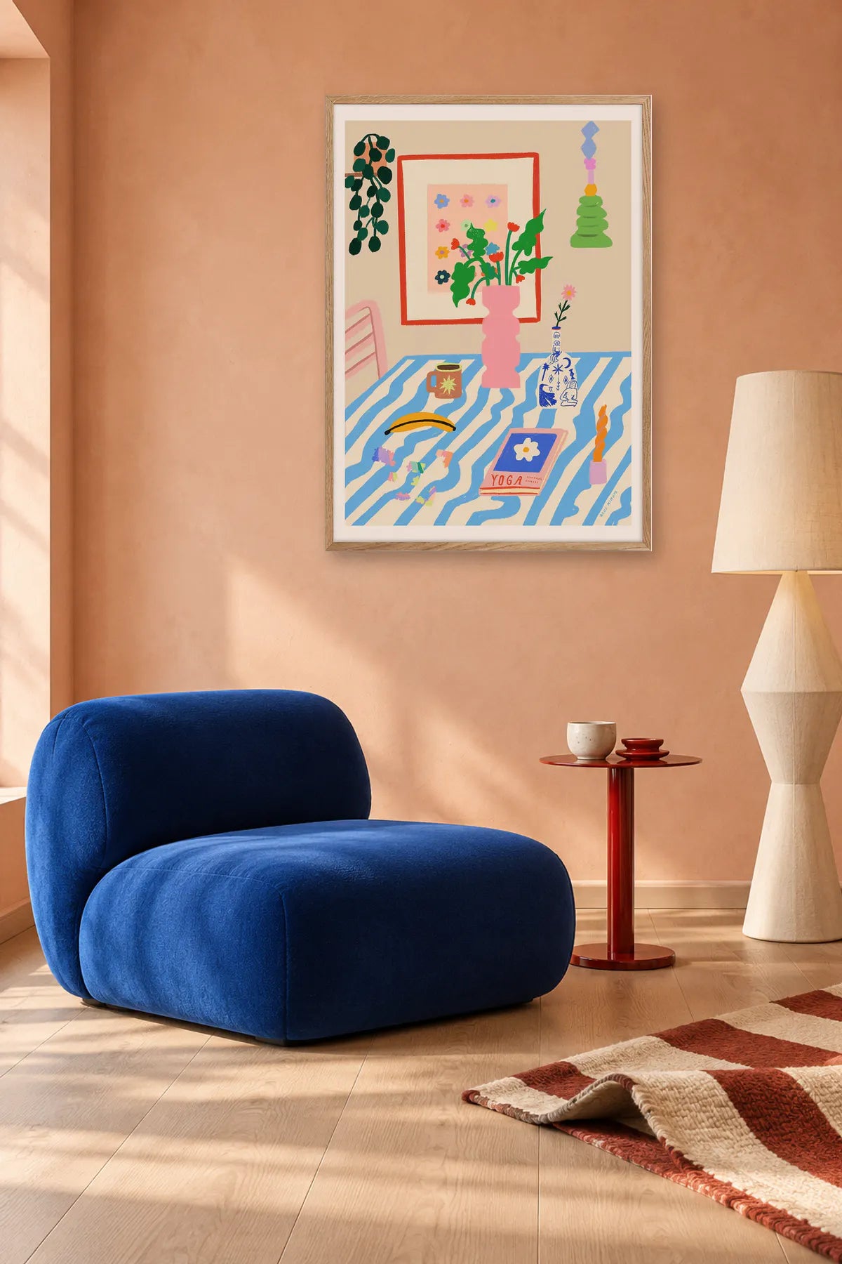 Yoga by Agus Minuto — framed art in interior setting 4